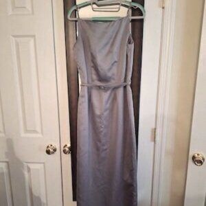 NEW WITH TAG - Watters and Watters platinum formal/bridesmaid dress with belt